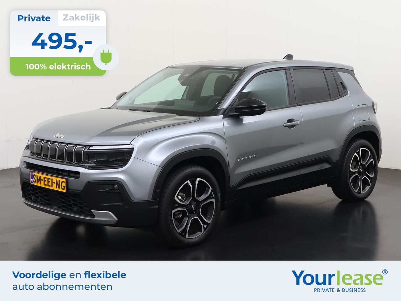 Jeep Avenger - Summit 54 kWh 3 fase | All-in 495,- Private Lease | Direct uit voorraad - AutoWereld.nl