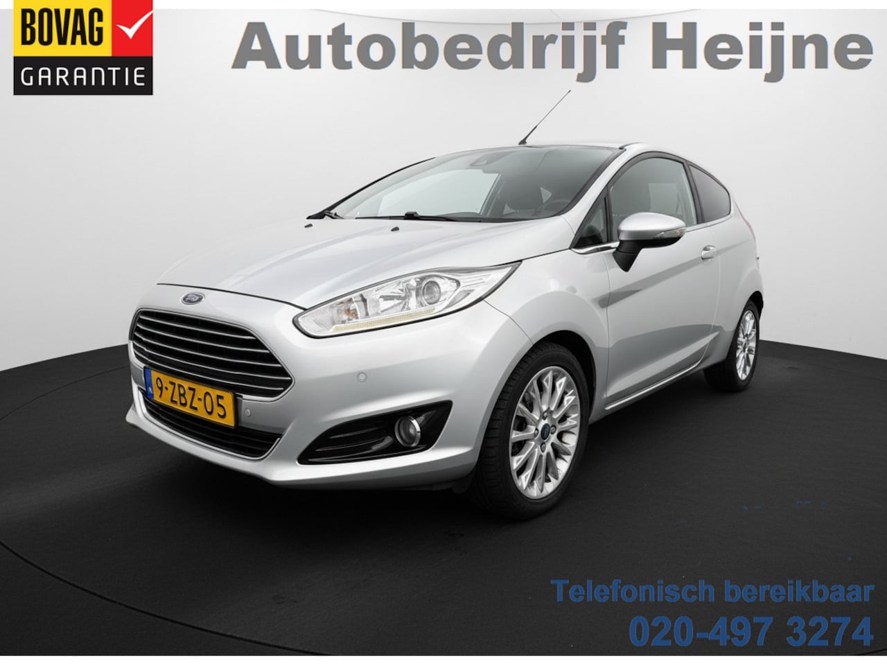 Ford Fiesta - 1.0 100PK EcoBoost AUTOMAAT TITANIUM X LEDER/NAVI/CAMERA - AutoWereld.nl