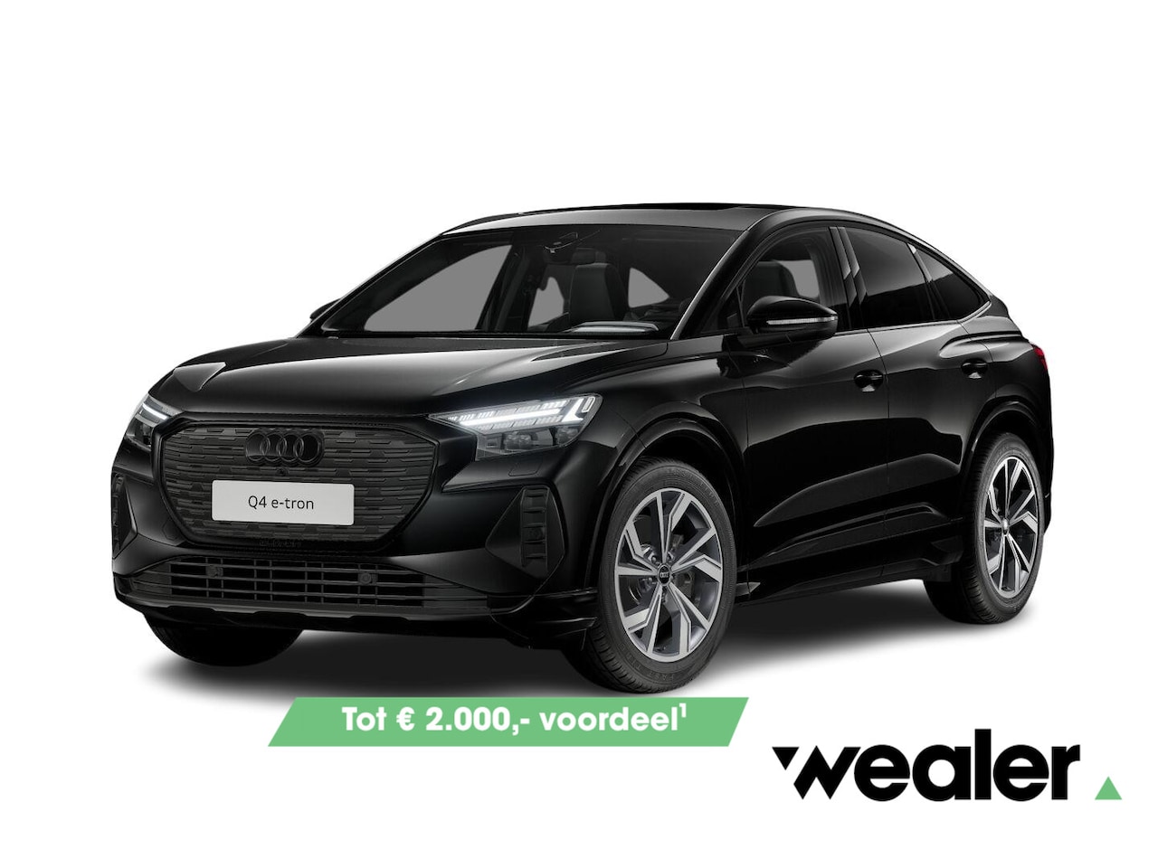 Audi Q4 Sportback e-tron - Advanced edition e-tron 40 63 kWh 150 kW / 204 PK | Trekhaak | Achteruitrijcamera | Panora - AutoWereld.nl