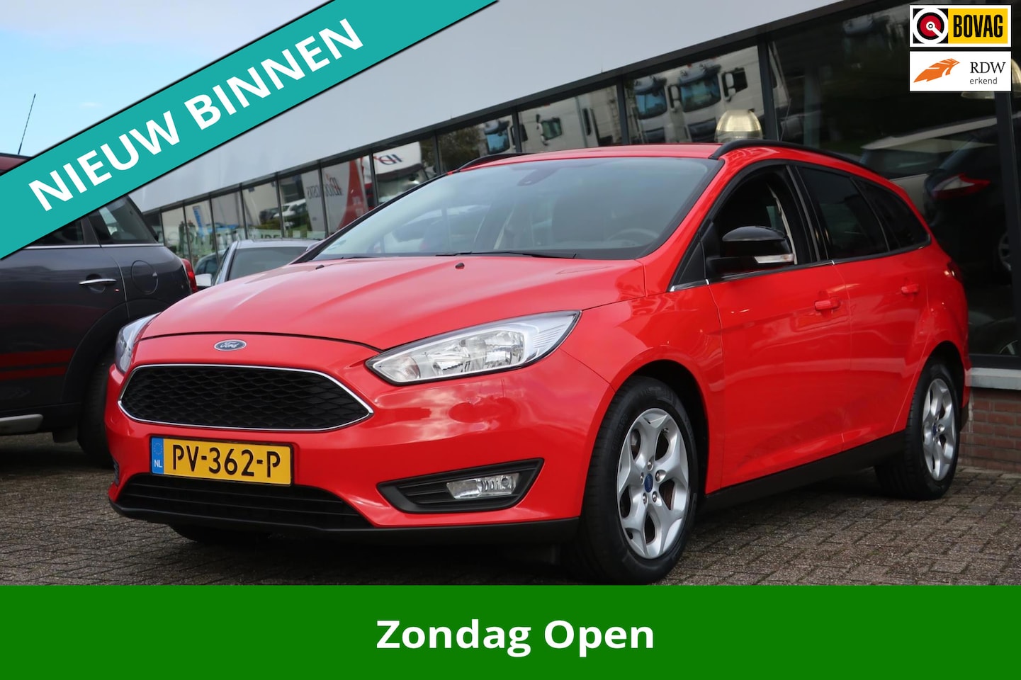 Ford Focus Wagon - 1.5 Titanium CLIMA_GR-NAVI_AFN-TREKHAAK. - AutoWereld.nl