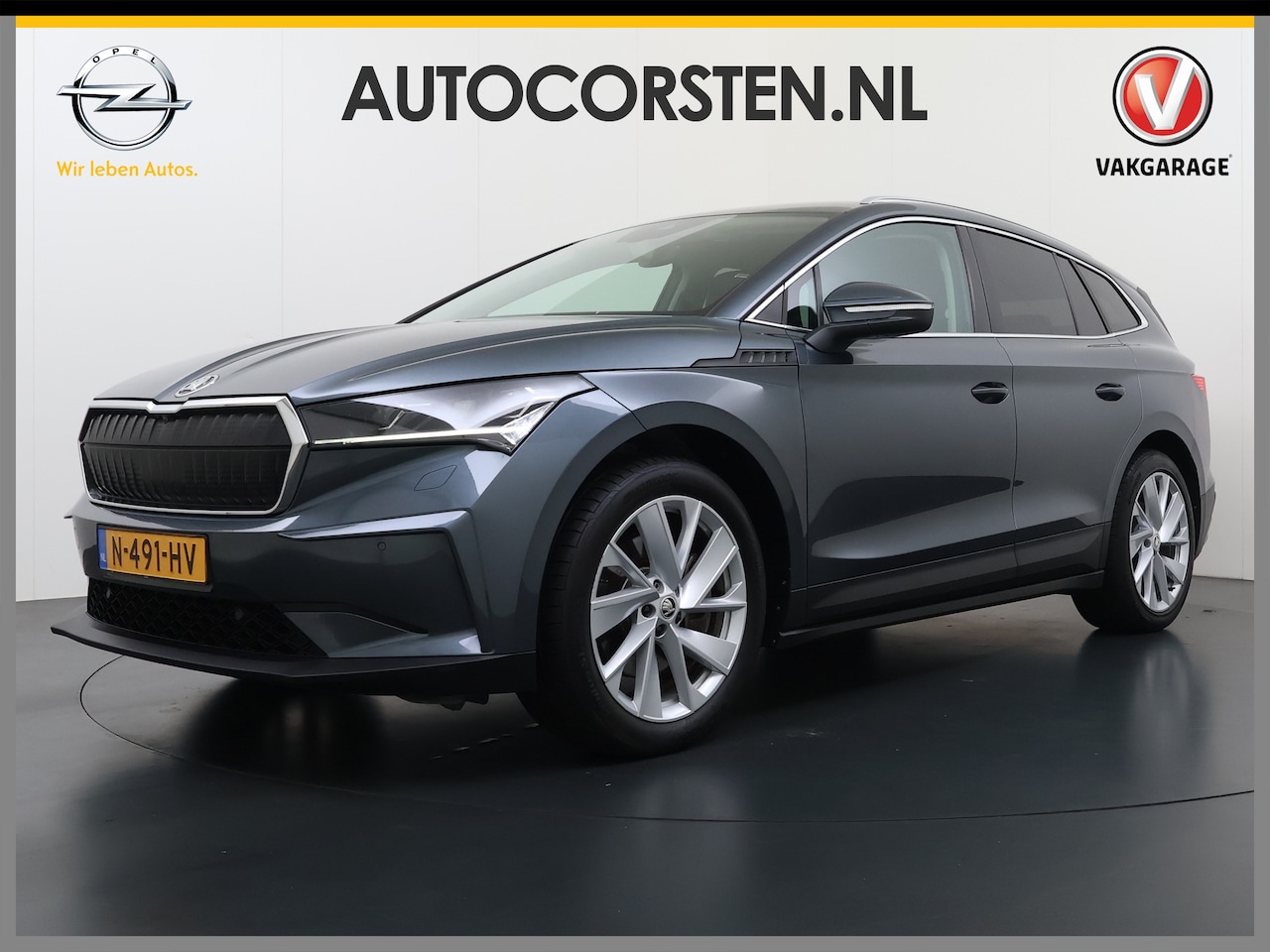 Skoda Enyaq iV - 80 SOH 90% Warmtepomp Adap.Cruise Camera Stuur+Stoelverwarming Blind Spot 3-Zone Ecc Navi - AutoWereld.nl