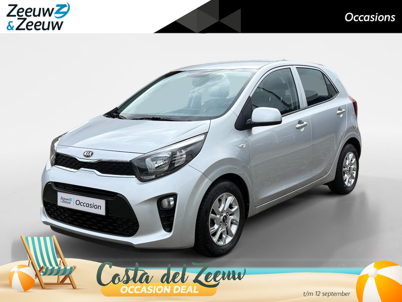 Kia Picanto - 1.0 ComfortPlusLine Navigator Navi | Bluetooth | Camera | Cruise control | Metallic lak | - AutoWereld.nl