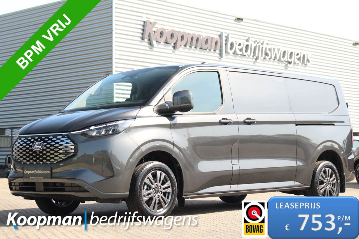 Ford Transit Custom - E-Transit 340 L2H1 Limited | 71 kWh | 160kW/218pk | L+R Schuifdeur | Driver Assist | 360gr - AutoWereld.nl