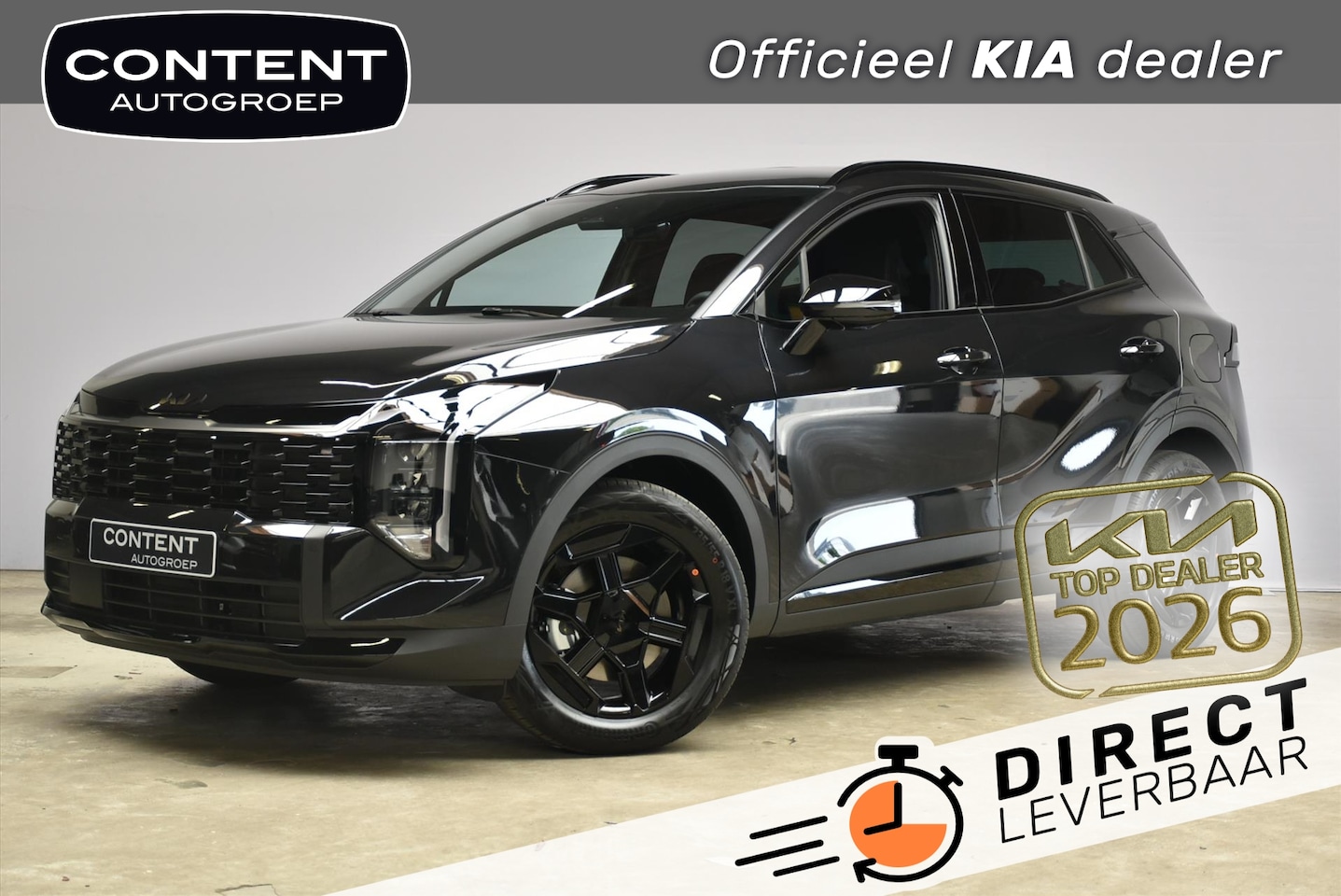 Kia Sportage - 1.6 T-GDi 239pk Hybrid AT6 Black Edition - AutoWereld.nl