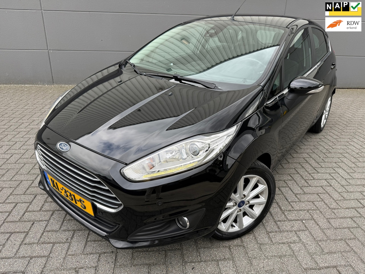 Ford Fiesta - 1.0 EcoBoost Titanium*NAVI*CRUISE*PARK SENSOREN*ELKT-RAAM - AutoWereld.nl