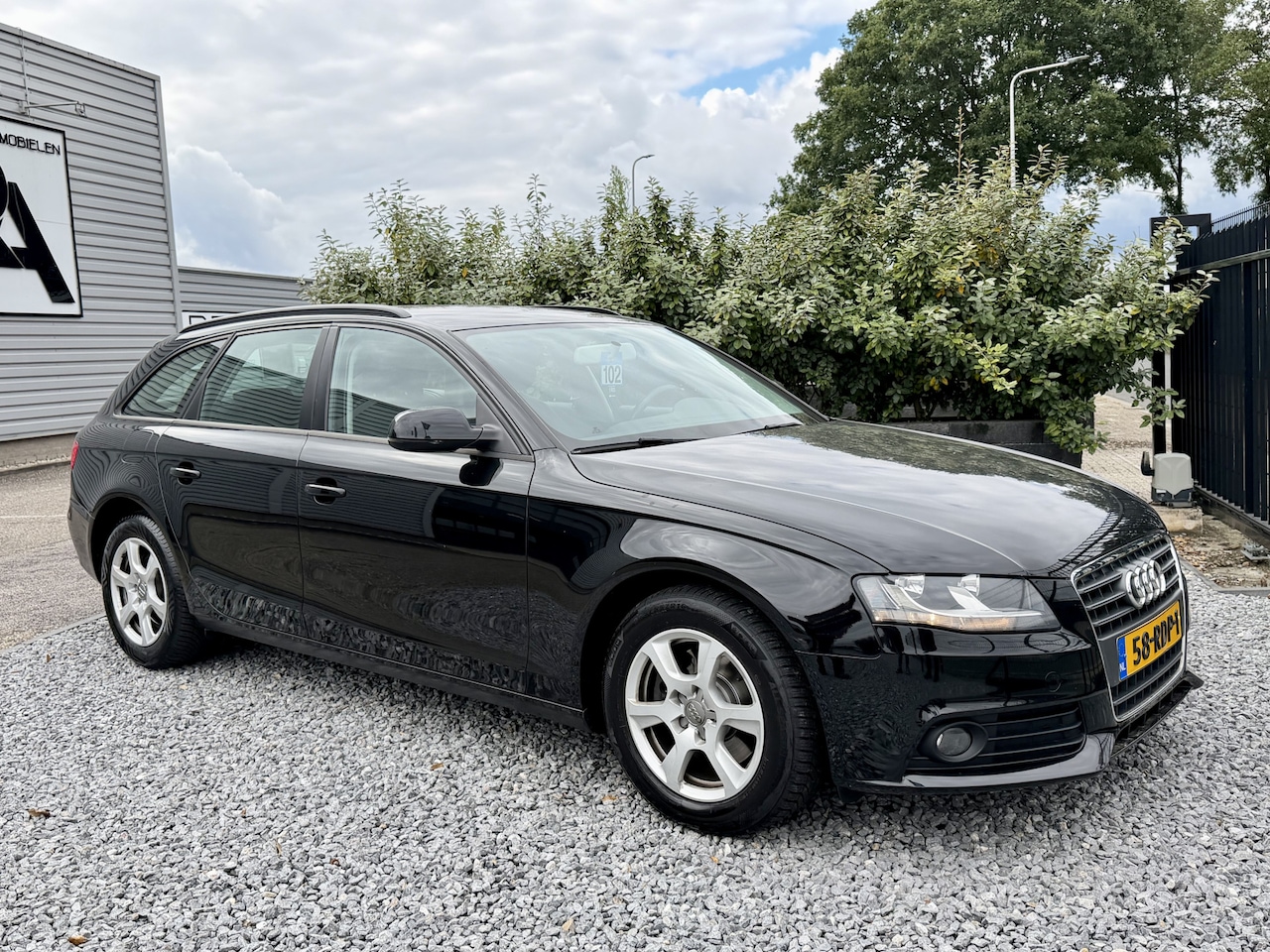 Audi A4 Avant - 1.8 TFSI Proline Clima|Cruis GOED OH! Zwart - AutoWereld.nl