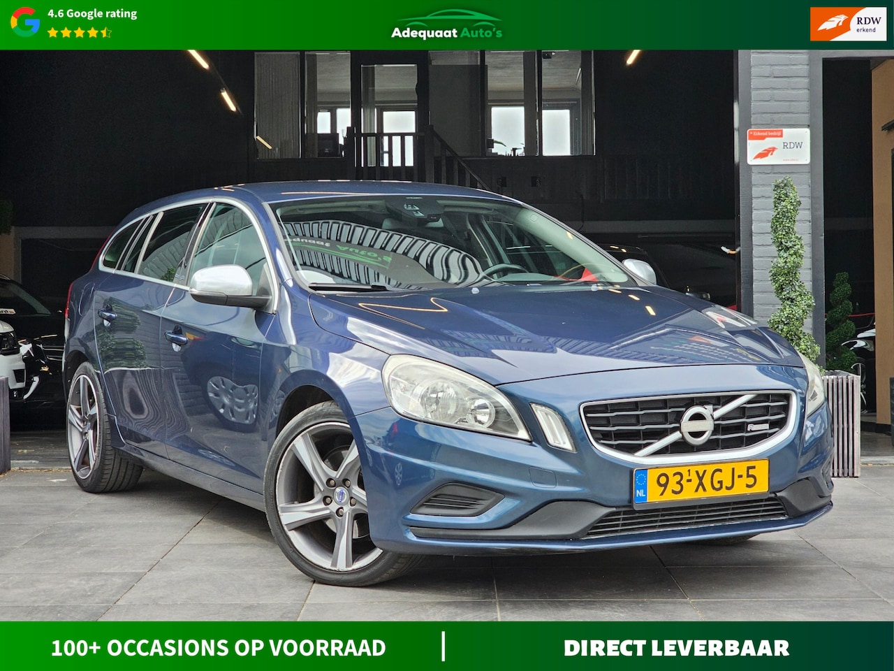 Volvo V60 - 1.6 T3 R-Design|2e eig|NAP|AUT|PDC|Trekhaak|Cruise - AutoWereld.nl