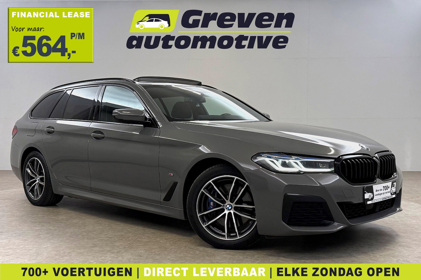 BMW 5-serie Touring - 530e M-Sport | Pano | H/K | Virtual | HuD | Camera | Berninagrau | BMW-Laser | Sfeer | Tre - AutoWereld.nl