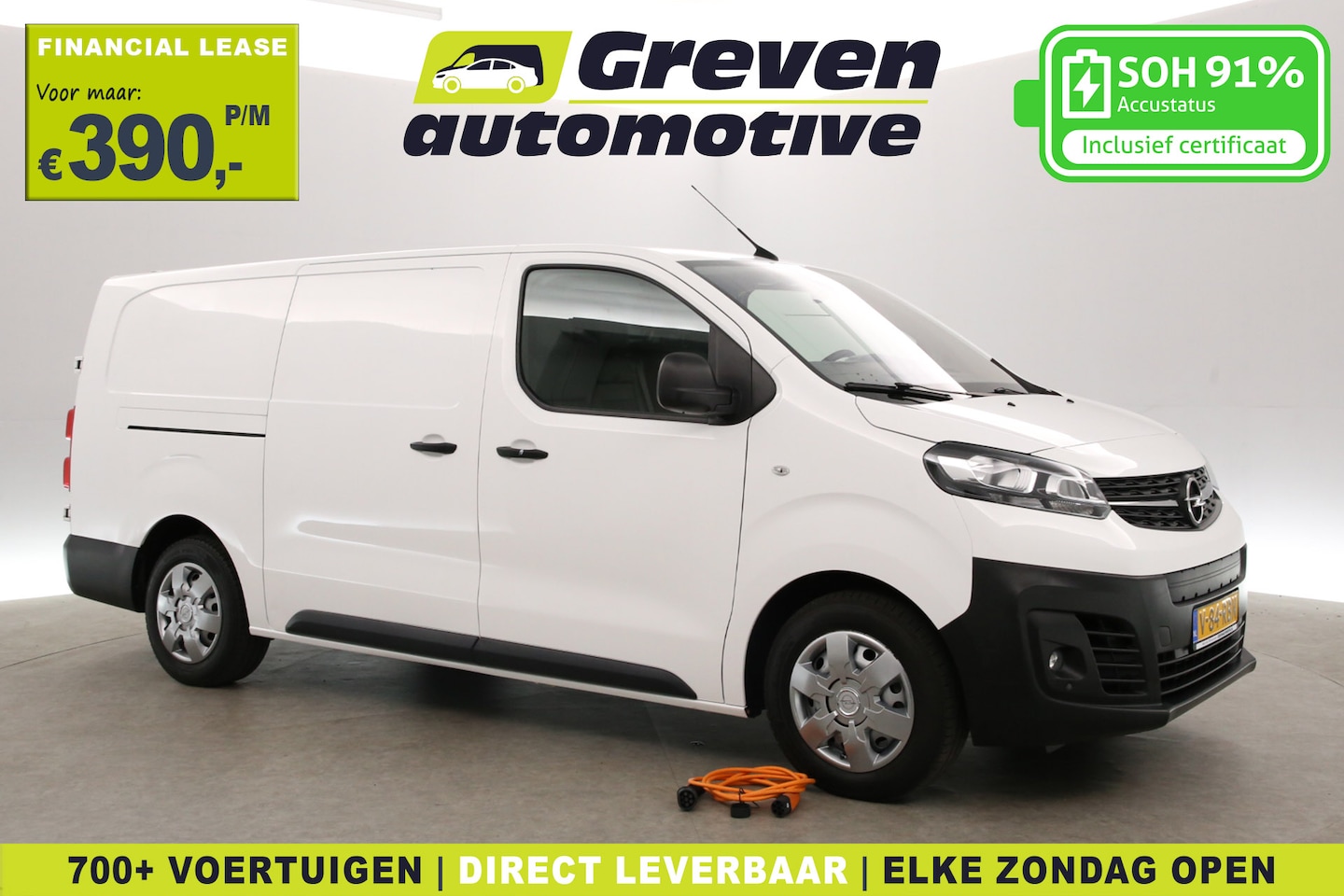 Peugeot e-Expert - Opel Vivaro-e L3H1 75 kWh | Snelladen | SOH 91% | Airco | Cruise | Camera | 3 Zits | HuD | - AutoWereld.nl