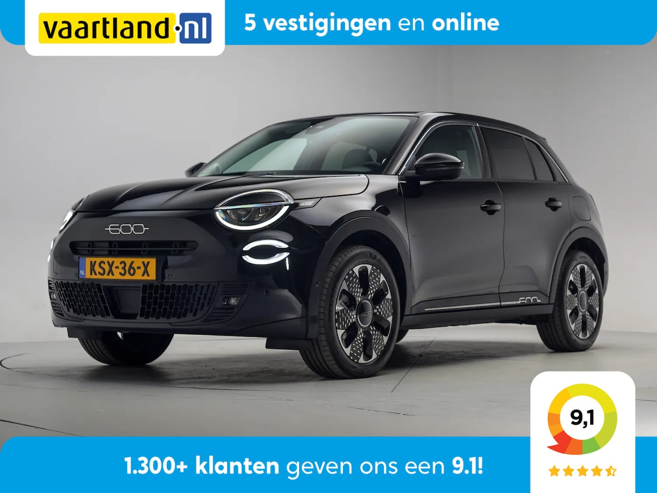 Fiat 600 - 600 e La Prima 54 kWh [ Navi Camera Apple / Android Leder Stoelverwarming ] - AutoWereld.nl