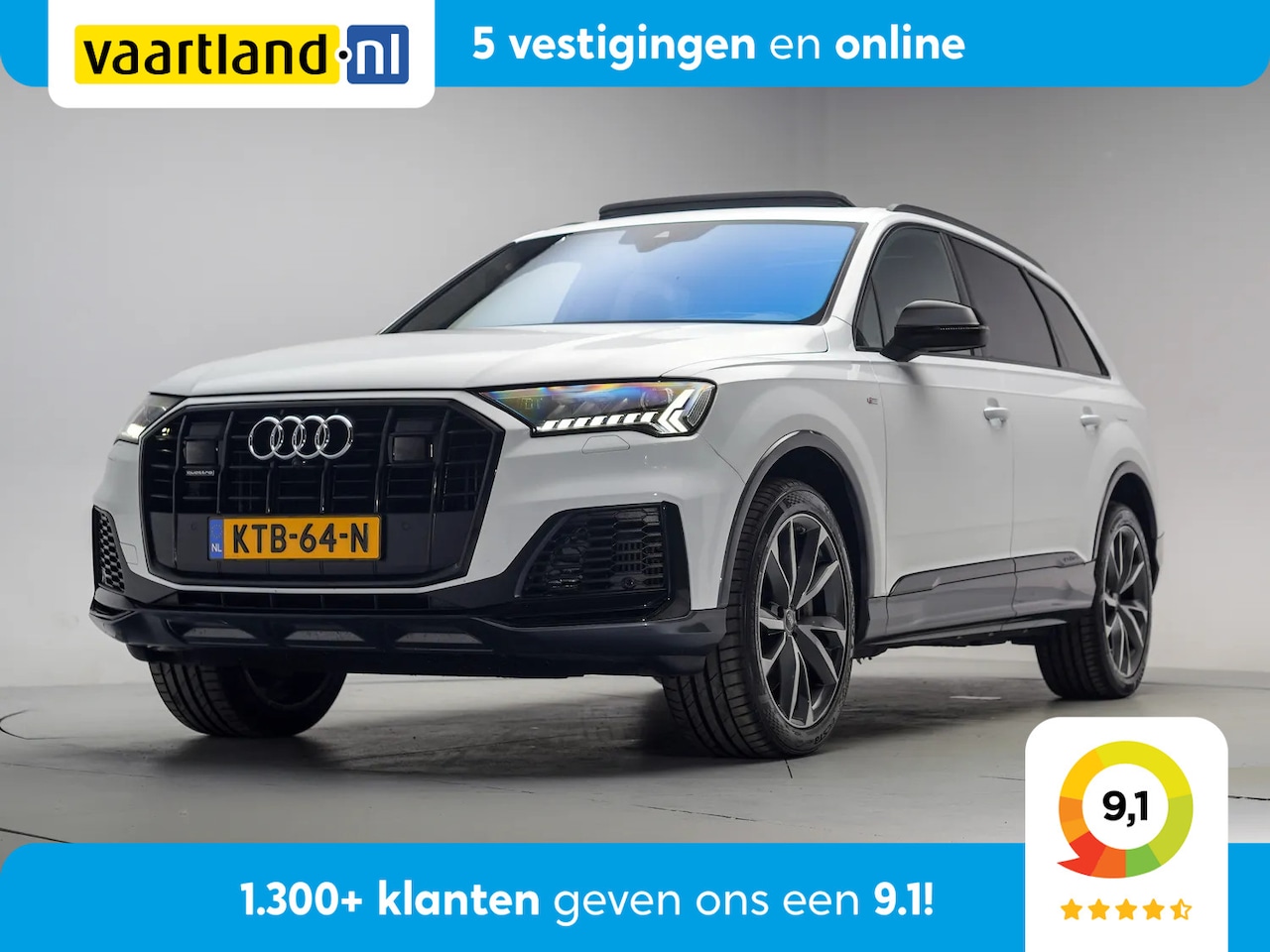 Audi Q7 - 55 TFSI e quattro S line Black Ed. [ Panorama Matrix Luchtvering Stoelventilatie&-verwarmi - AutoWereld.nl