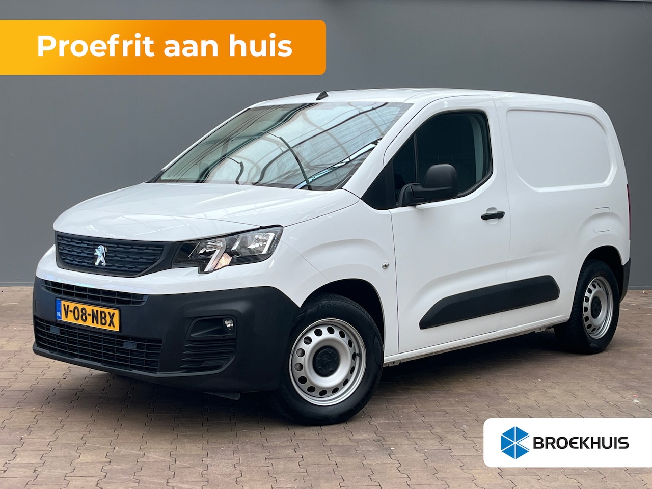 Peugeot e-Partner - 136 L1 50 kWh Groot Scherm | Carplay | Parkeersensoren Achter | Airco | Cruise | Zitplaats - AutoWereld.nl