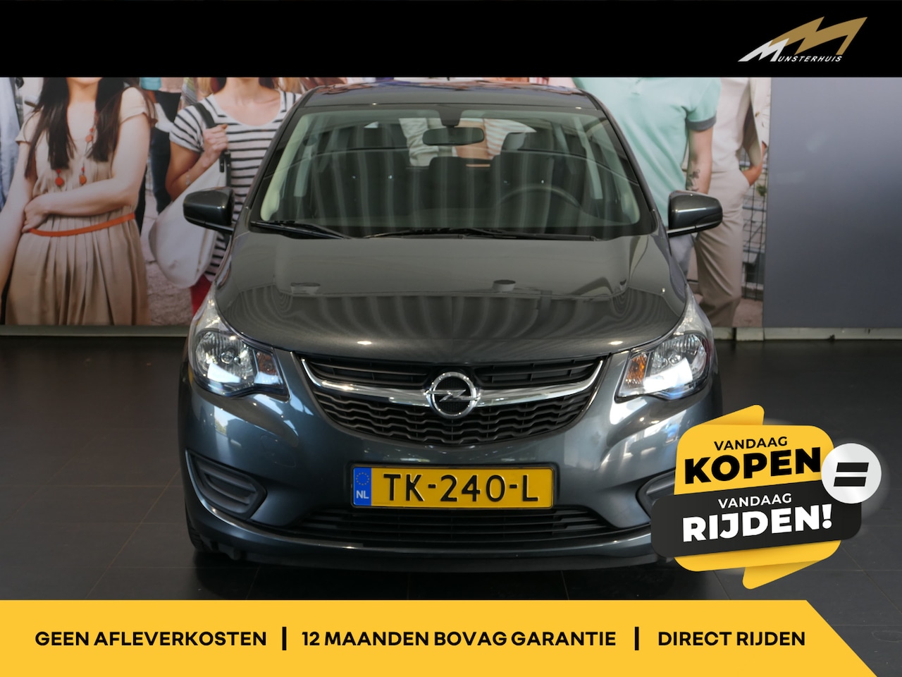 Opel Karl - 1.0 ecoFLEX Edition - Bluetooth - Airco - Radio - AutoWereld.nl