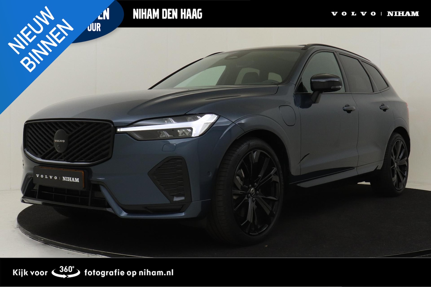 Volvo XC60 - II T6 PLUG-IN HYBRID AWD ULTRA BLACK EDITION -PANO.DAK|HARMAN/KARDON|LUCHTVERING|360°CAM|H - AutoWereld.nl