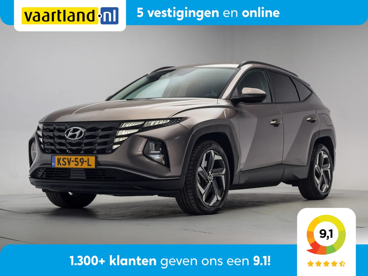 Hyundai Tucson - 1.6 T-GDI PHEV 4WD BusinessLine Aut. [ Navi Adapt.cruise Camera ] - AutoWereld.nl