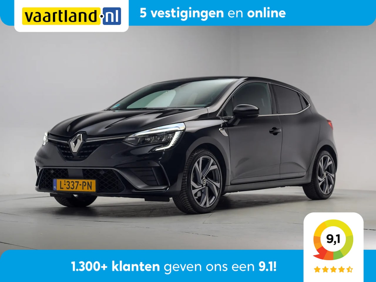 Renault Clio - 1.6 E-Tech Hybrid 140 R.S. Line [ Navi Apple / Android Climate Cruise Led ] - AutoWereld.nl