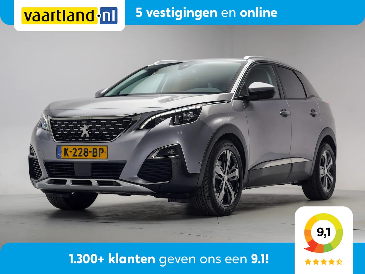 Peugeot 3008 - 1.6 e-THP GT-Line Aut. [ Navi Camera Trekhaak ] - AutoWereld.nl