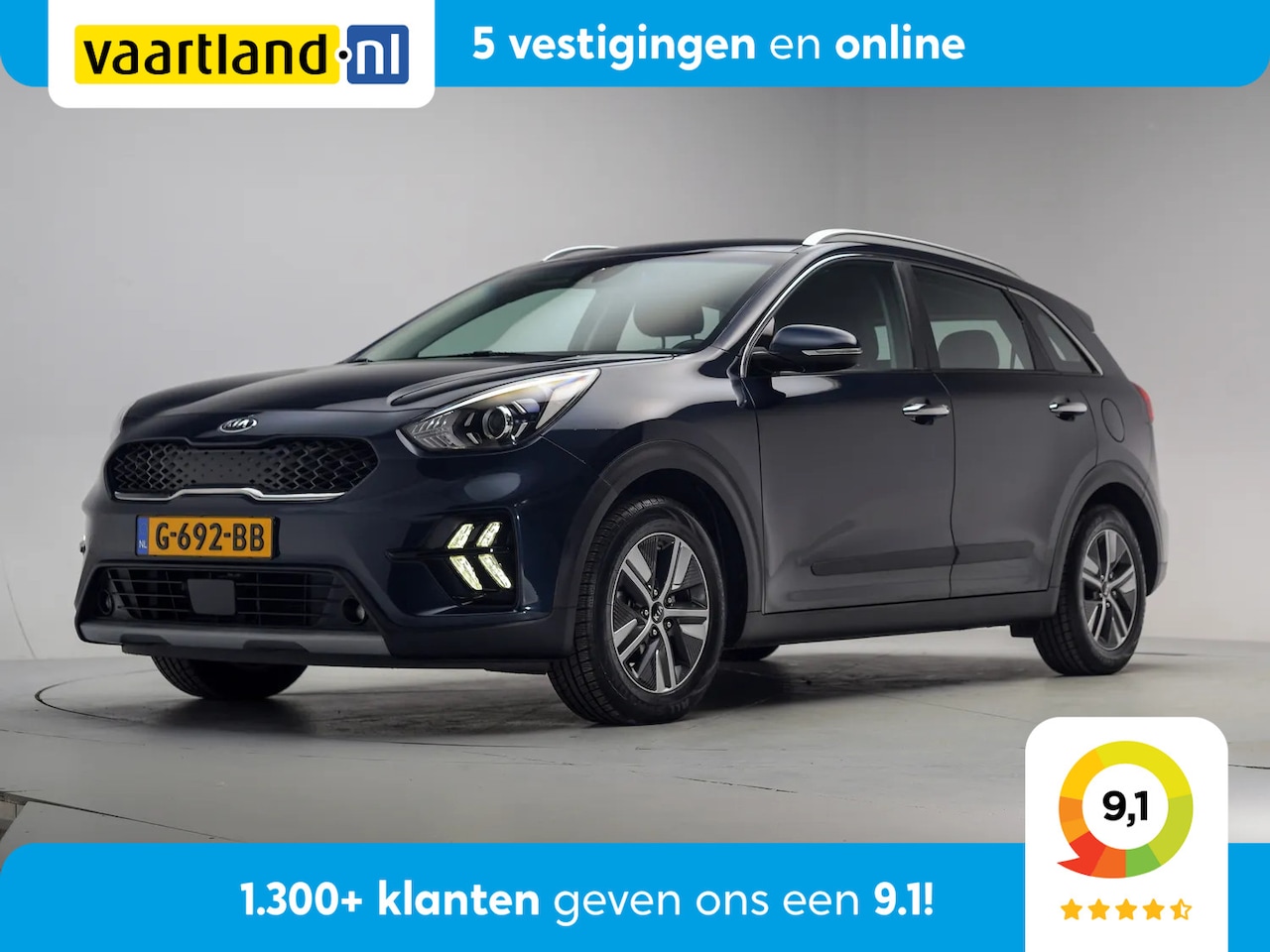 Kia Niro - 1.6 GDi Hybrid DynamicLine Aut. [ Navi Camera Adapt.cruise ] - AutoWereld.nl