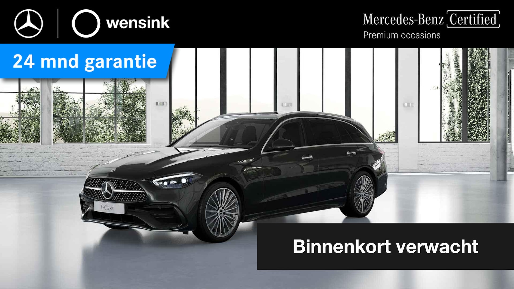 Mercedes-Benz C-klasse Estate - 180 AMG Line | Panoramadak | 19 inch | 360 camera | Head up display | Memory | - AutoWereld.nl