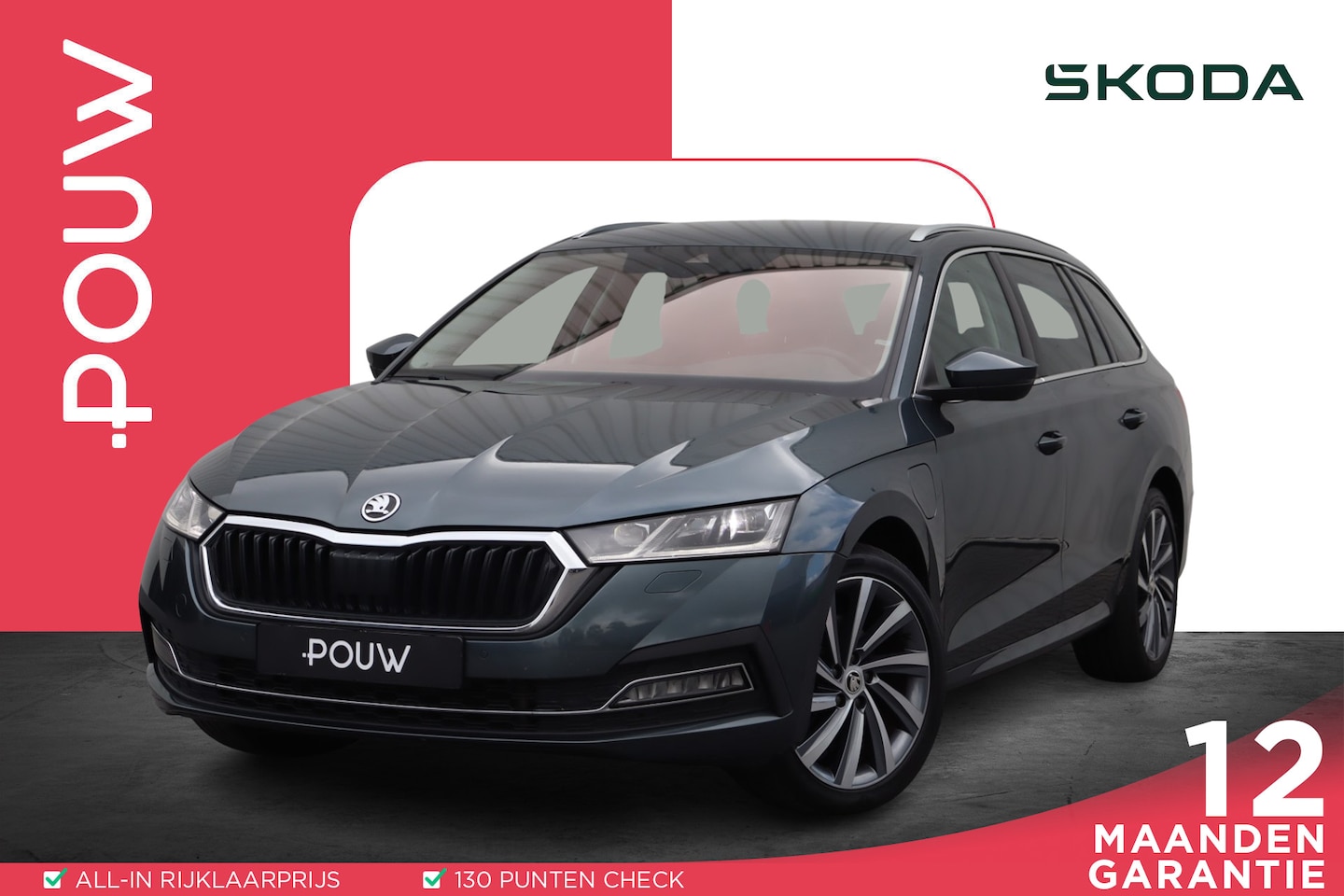 Skoda Octavia Combi - 1.4 TSI iV PHEV 204pk Business Edition Plus | Afneembare Trekhaak | SoH 93% - AutoWereld.nl