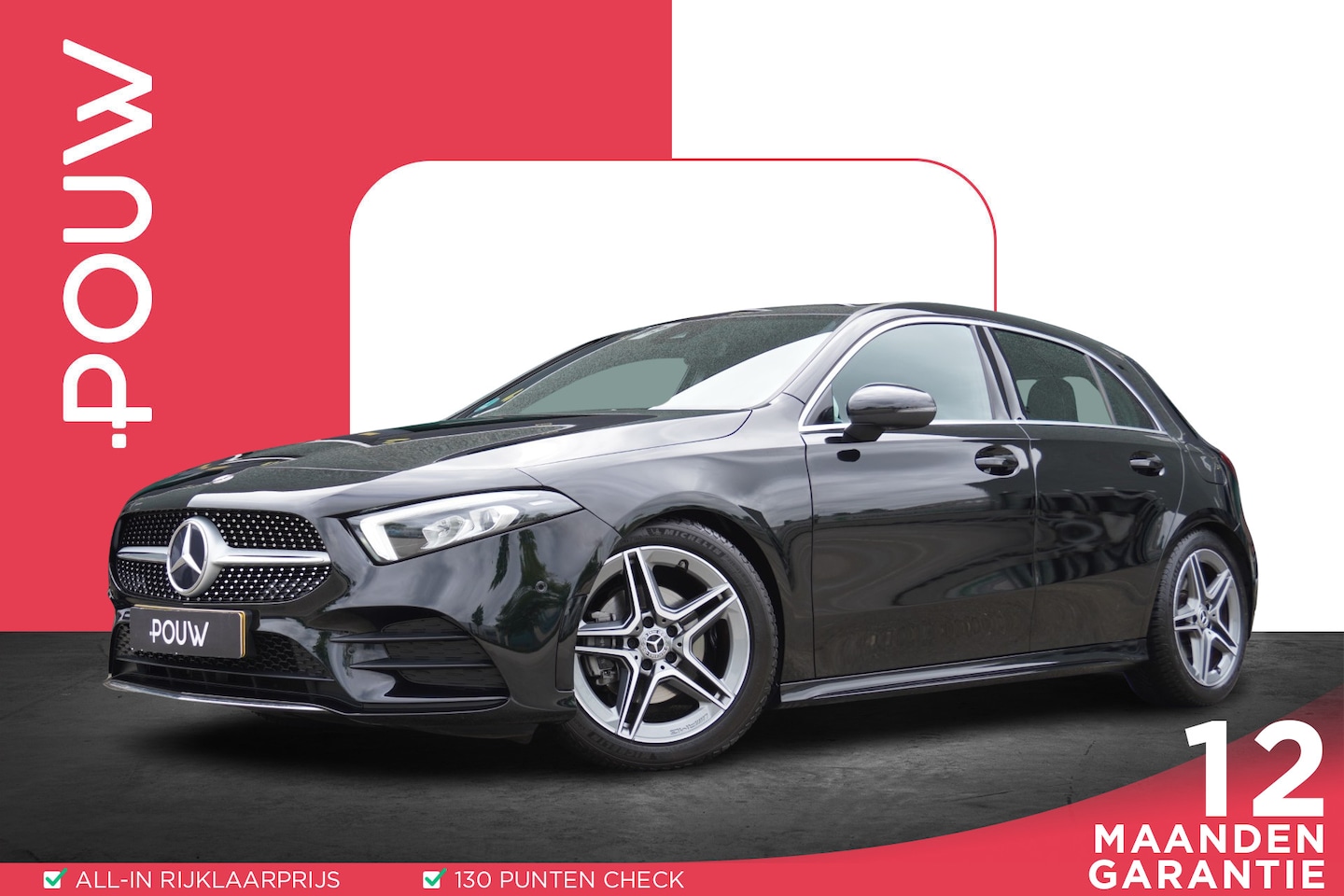 Mercedes-Benz A-klasse - 200pk Business Solution AMG | Stoelverwarming | Achteruitrijcamera | AMG Styling | Navigat - AutoWereld.nl