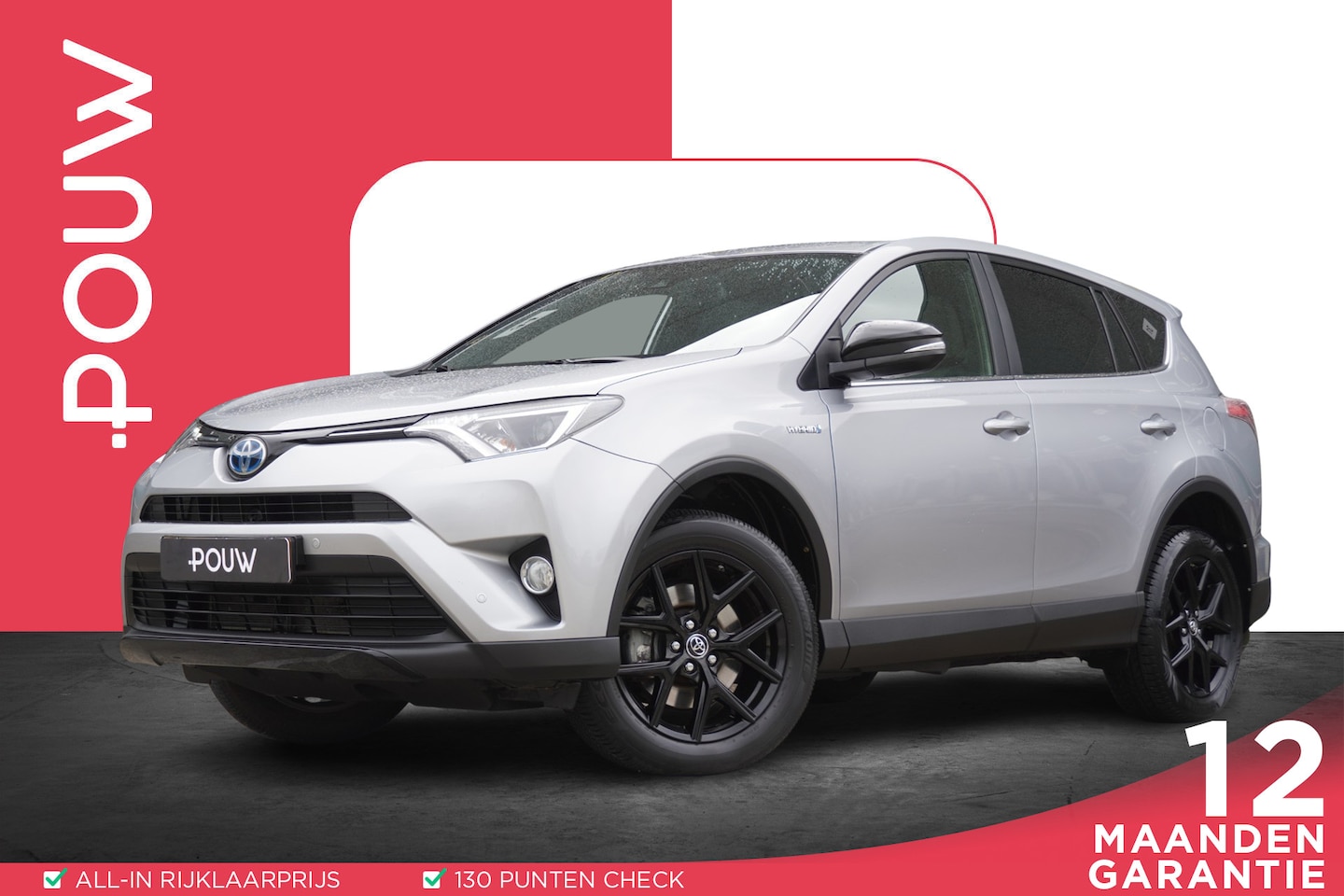 Toyota RAV4 - 2.5 Hybrid 197pk Black Edition | Panoramadak | ACC | Stoelverwarming | Lederen bekleding - AutoWereld.nl