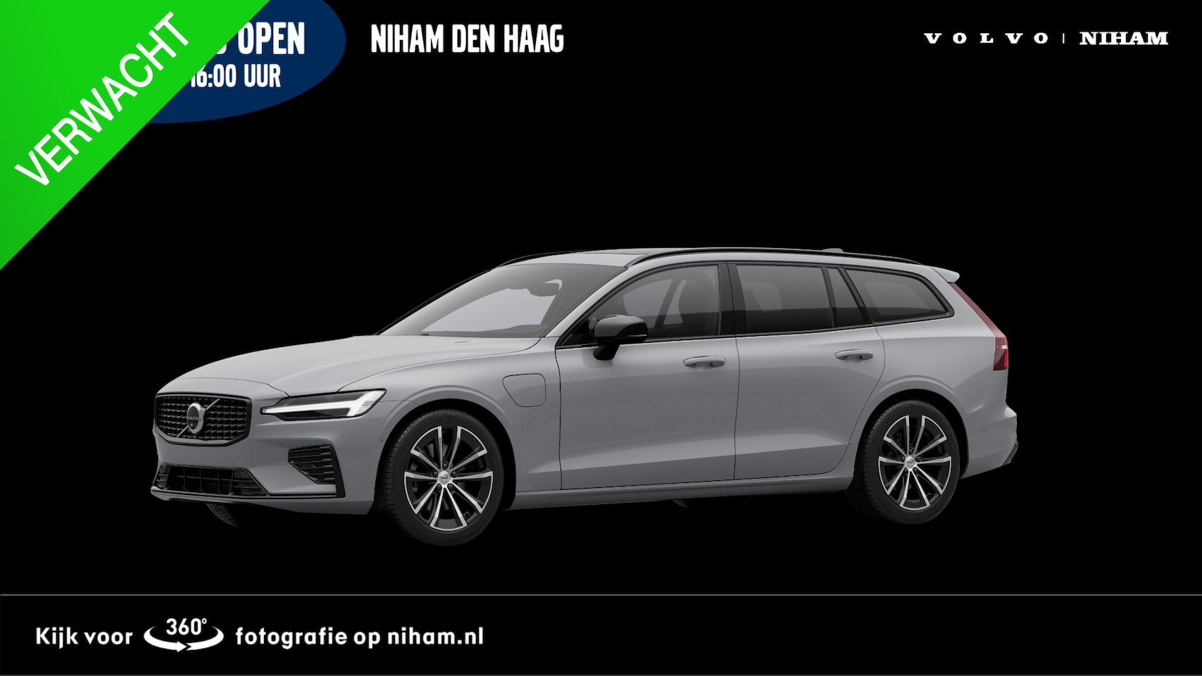 Volvo V60 - T8 PLUG-IN HYBRID AWD PLUS DARK -PANO.DAK|HARMAN/KARDON|360°CAM|HEAD-UP DISP.|PRIVACY.GLAS - AutoWereld.nl
