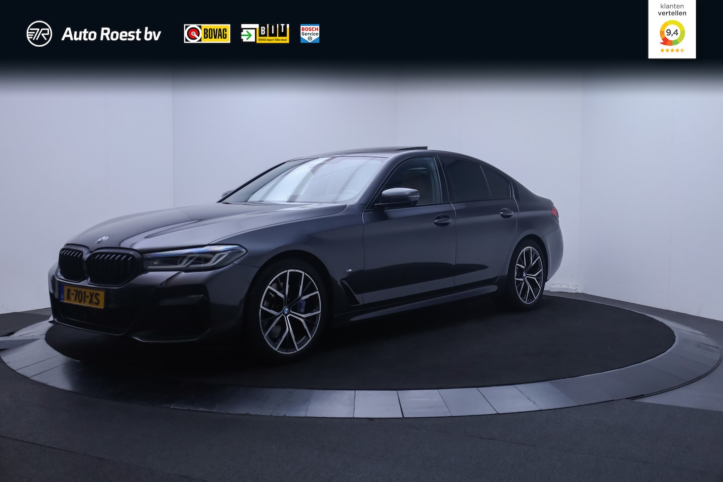 BMW 5-serie - 530iA M-SPORT High Executive LASER | SCHUIFDAK | HARMAN.K | VOL.LEDER | DEALER O.H | 360 C - AutoWereld.nl
