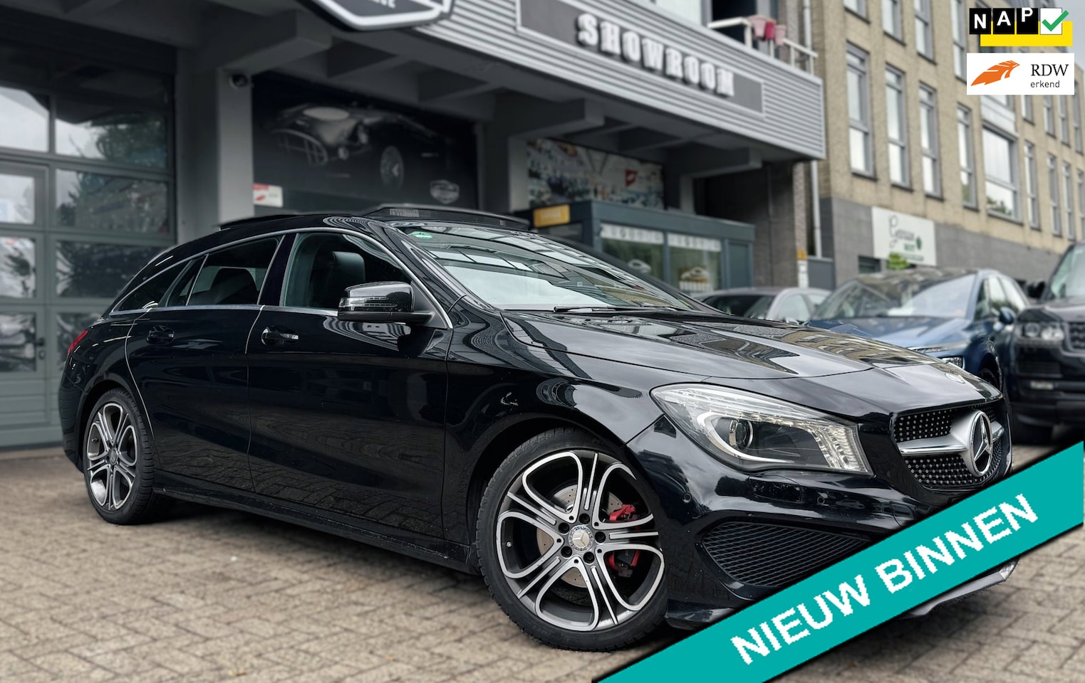 Mercedes-Benz CLA-klasse Shooting Brake - 180 Ambition | AUT | PANO | NAVI | AIRCO | CRUISE | PDC | NAP | APK. - AutoWereld.nl