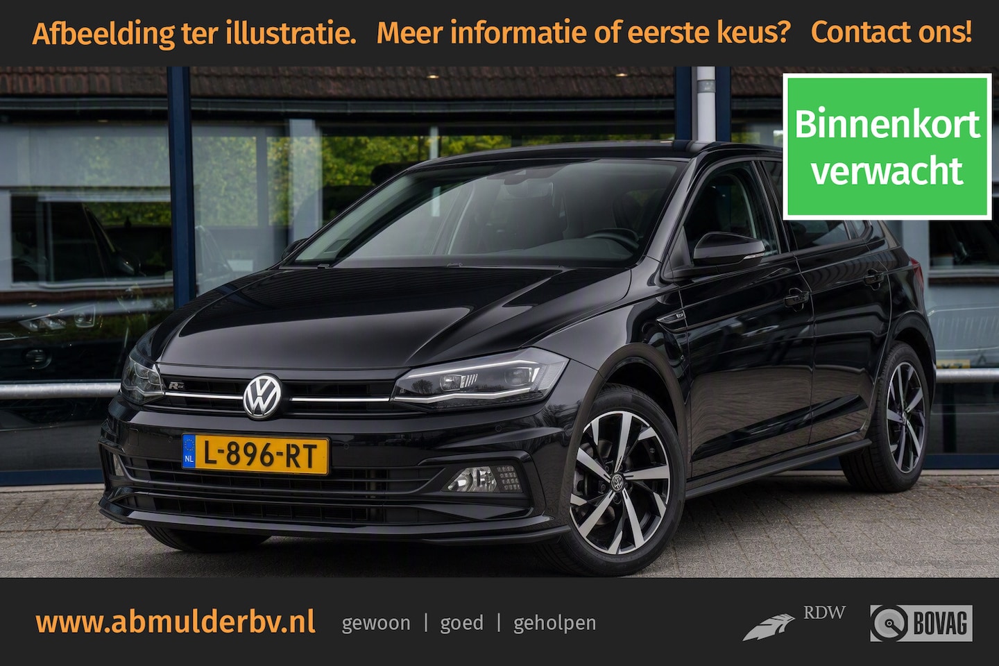 Volkswagen Polo - 1.0 TSI 96PK Comfortline Business DSG Automaat | Org. NL | BOVAG Garantie | R-Line Exterie - AutoWereld.nl