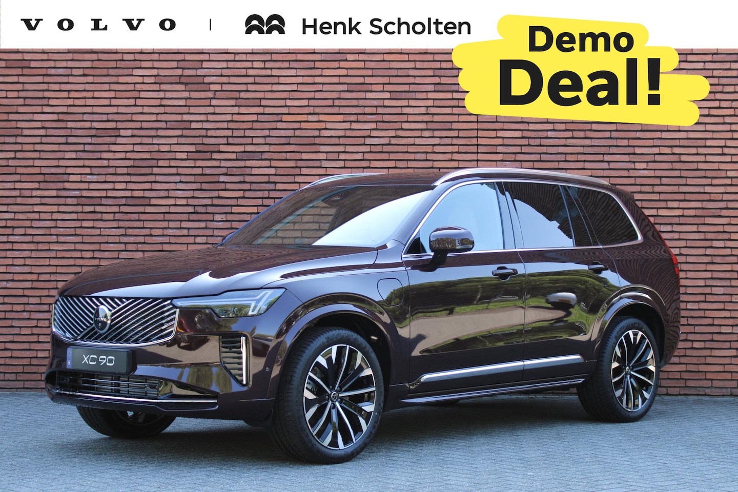 Volvo XC90 - T8 Plug-in hybrid AWD Ultra Bright | Demo Deal | Luchtvering | Geventileerd leer met stoel - AutoWereld.nl