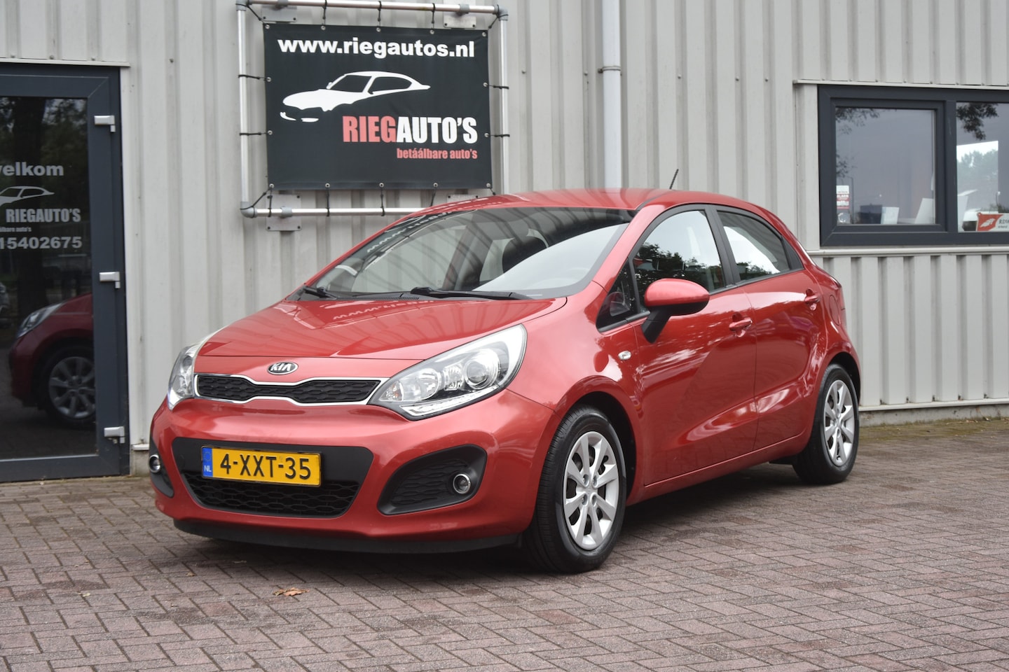 Kia Rio - 1.2 CVVT BusinessLine. Afneembare trekhaak, Airco, Cruise!! - AutoWereld.nl