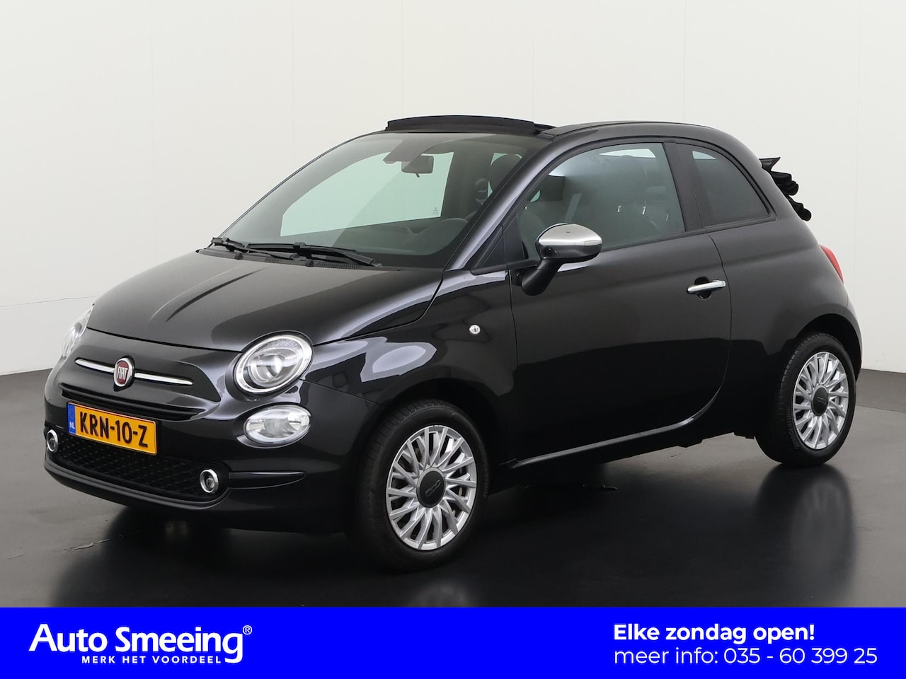 Fiat 500 C - 1.0 Hybrid | Navigatie | Digital Cockpit | Parkeersensor | Zondag Open! - AutoWereld.nl