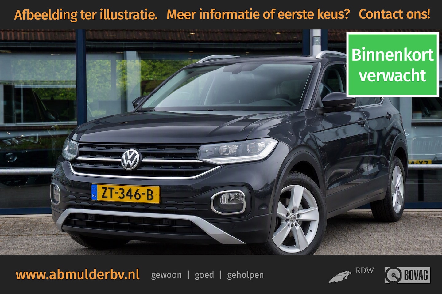 Volkswagen T-Cross - 1.0 TSI 116PK Style | Org. NL | BOVAG Garantie | Full LED | Climate Control | Adaptive Cru - AutoWereld.nl