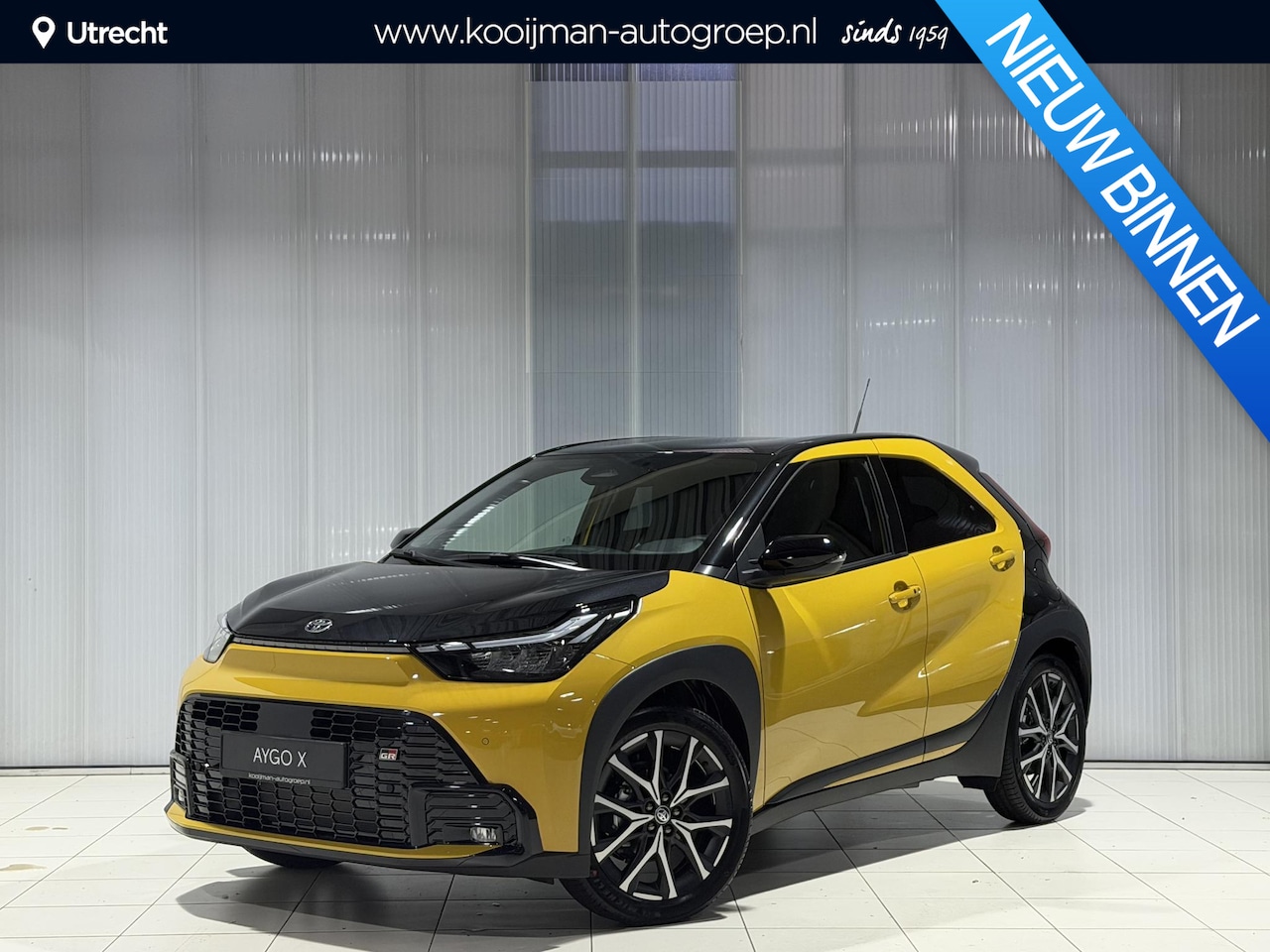 Toyota Aygo X - Hybrid 115 GR Sport JBL-AUDIO , 18'' LM-VELGEN , KEYLESS , PARKEERSENSOREN V+A , STOELVERW - AutoWereld.nl