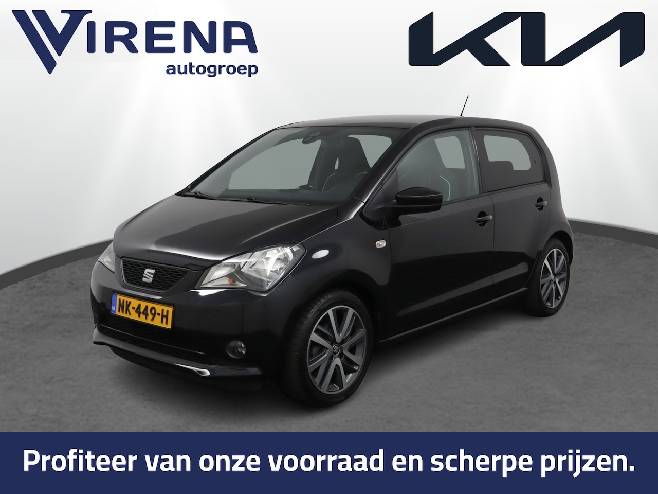 SEAT Mii - 1.0 Sport Connect - Airco - Bluetooth - Parkeersensoren Achter - LM Velgen - Virena Zekerh - AutoWereld.nl