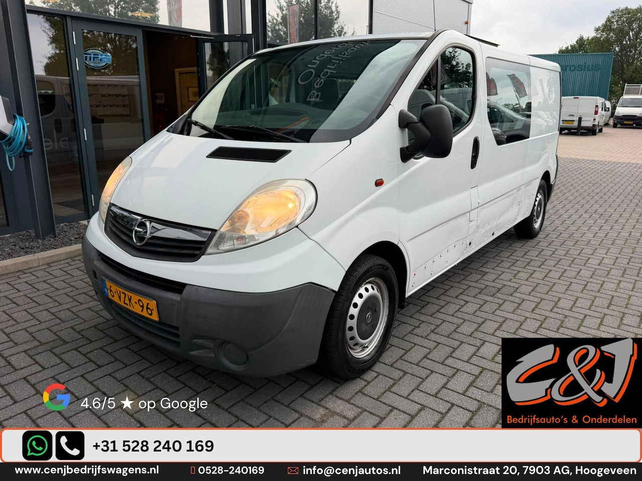 Opel Vivaro - 2.0 CDTI L2H1 DC zijschade l airco l cruise l trekhaak l BTW - AutoWereld.nl