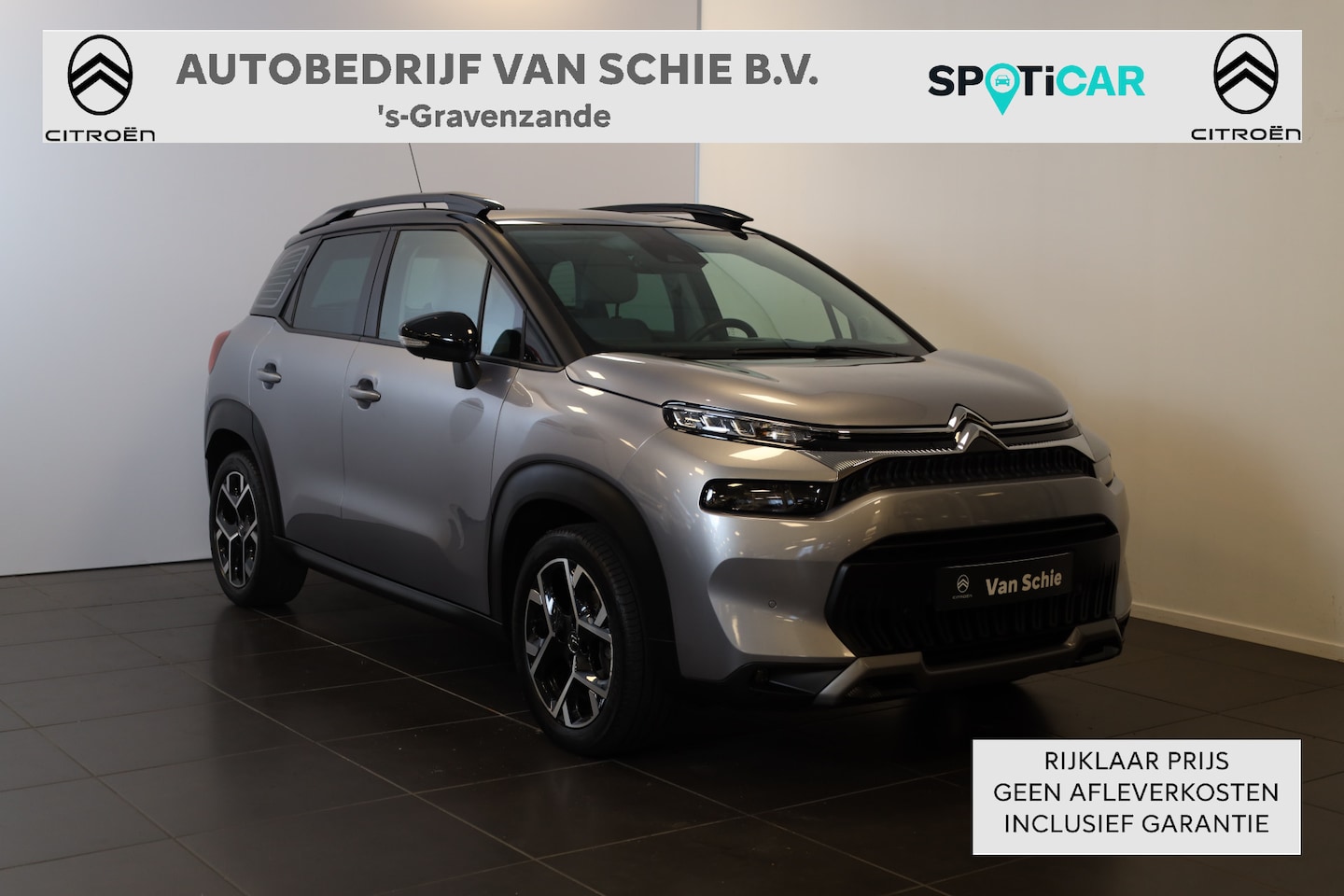 Citroën C3 Aircross - PT 130 Shine Automaat-6 Camera | Sensoren V + A | Panorama dak | 17" | Leer - AutoWereld.nl