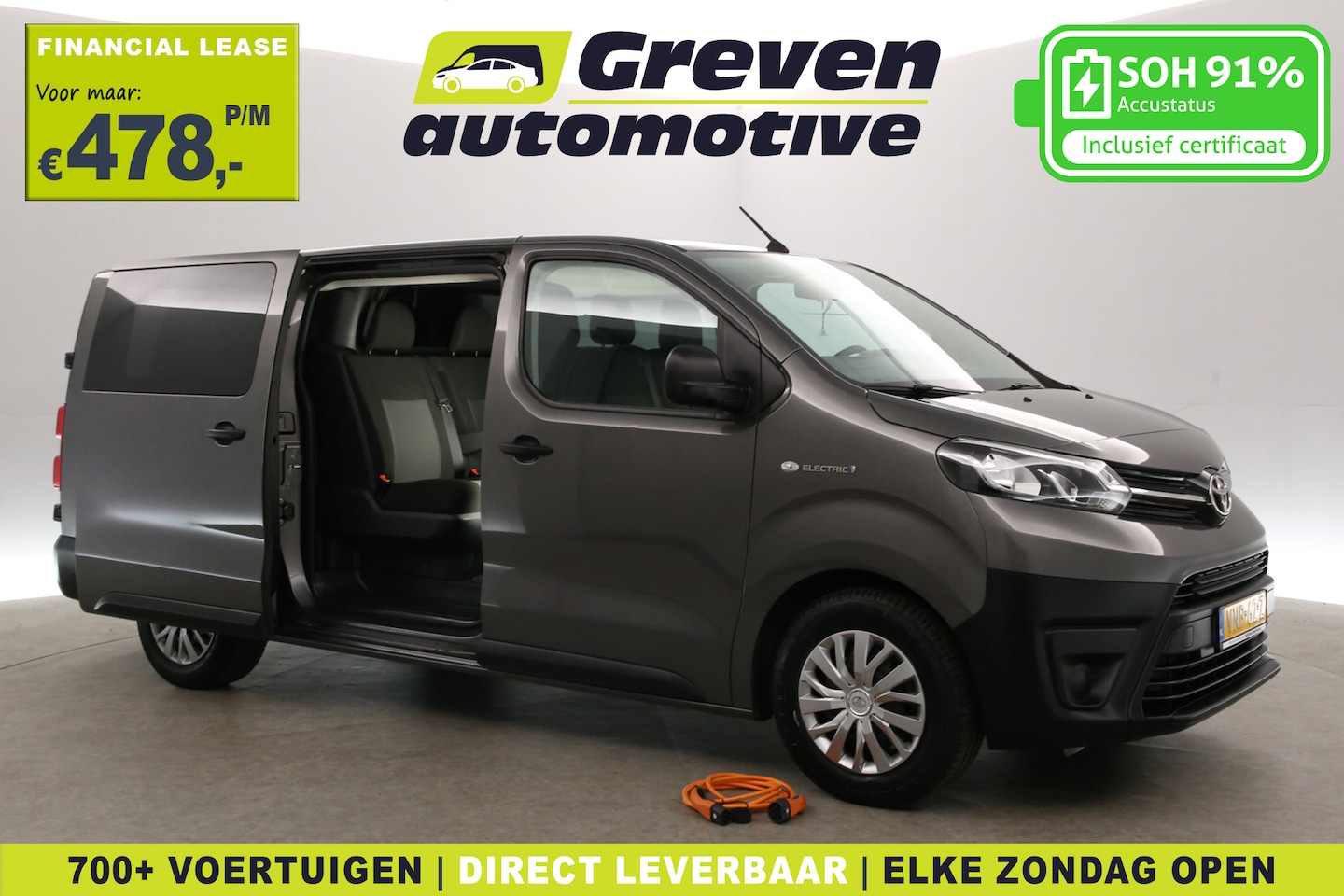 Fiat E-Scudo - Toyota ProAce Electric Worker Extra Range 75 kWh L3H1 | DC | Snelladen | SOH 91% | 6 Zits - AutoWereld.nl