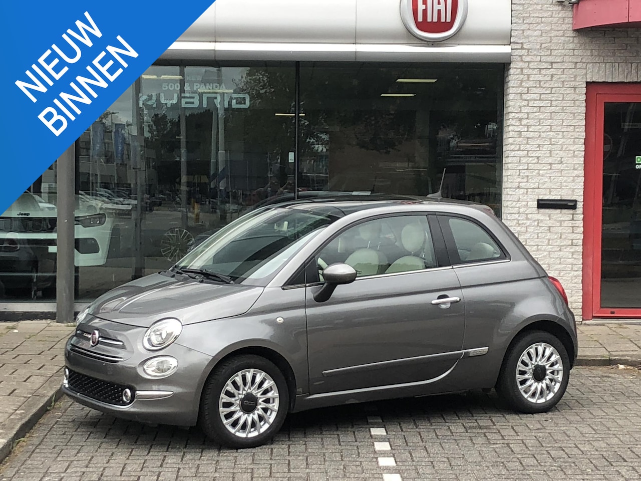 Fiat 500 - 1.2 Lounge AIRCO|APPLE/ANDROID|PDC|15" - AutoWereld.nl