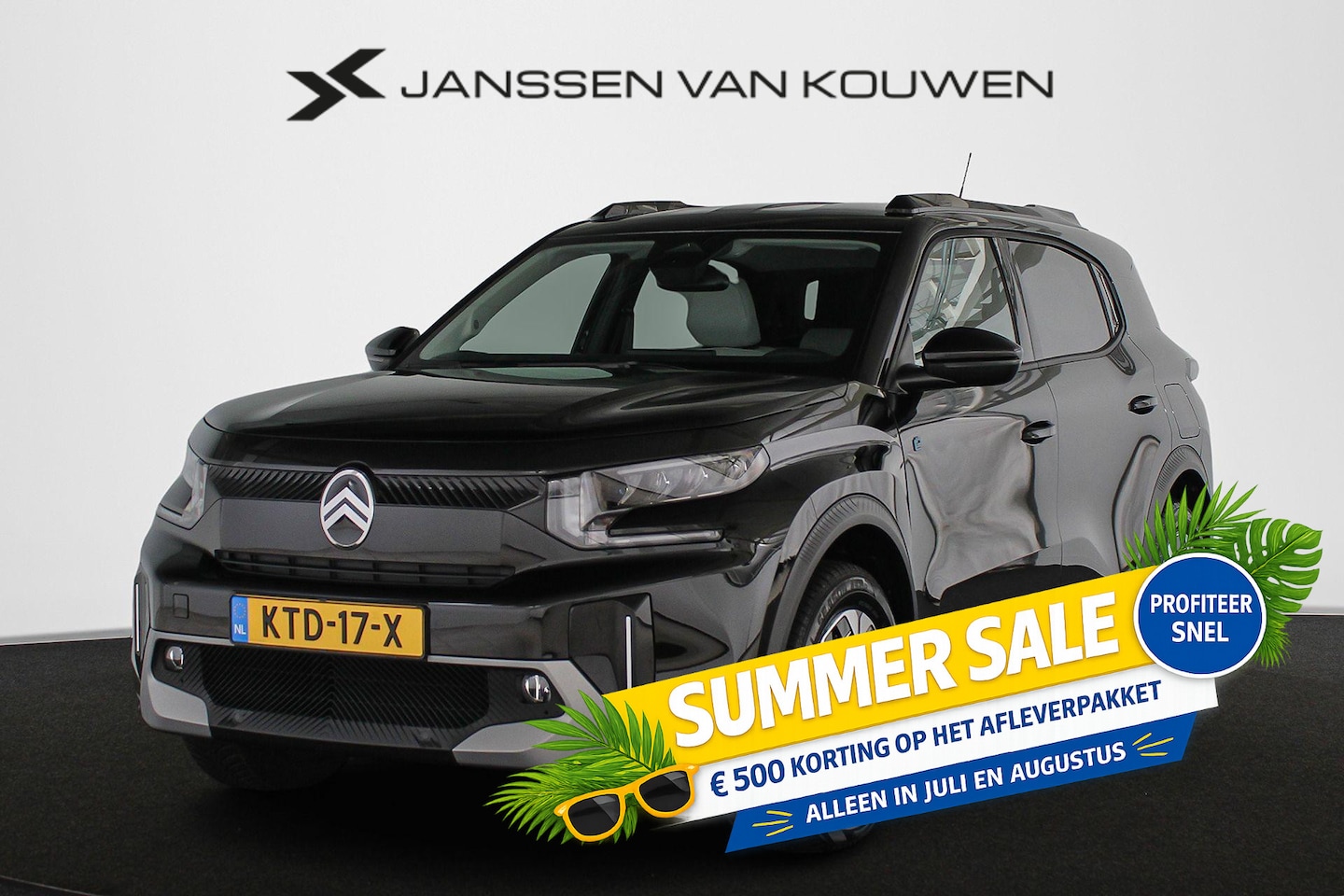 Citroën Ë-C3 Aircross - Max 113pk Extended Range 54 kWh Stuur-Stoelverwarming Camera Apple CarPlay - AutoWereld.nl
