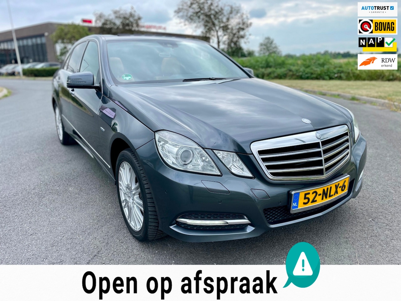 Mercedes-Benz E-klasse - 350 CGI Avantgarde 350 CGI Avantgarde, Aut,Youngtimer, Trkh,Schuifdak,Leder,Stoelvrw,Navi,Xenon,Pdc, Geen imp - AutoWereld.nl
