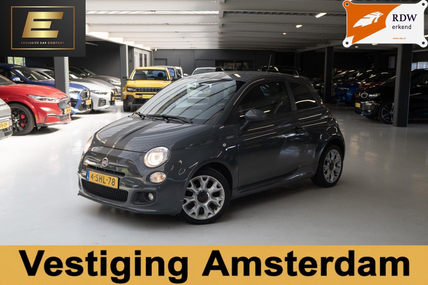 Fiat 500 - 0.9 TwinAir Lounge | Airco | Half leder | LMV - AutoWereld.nl