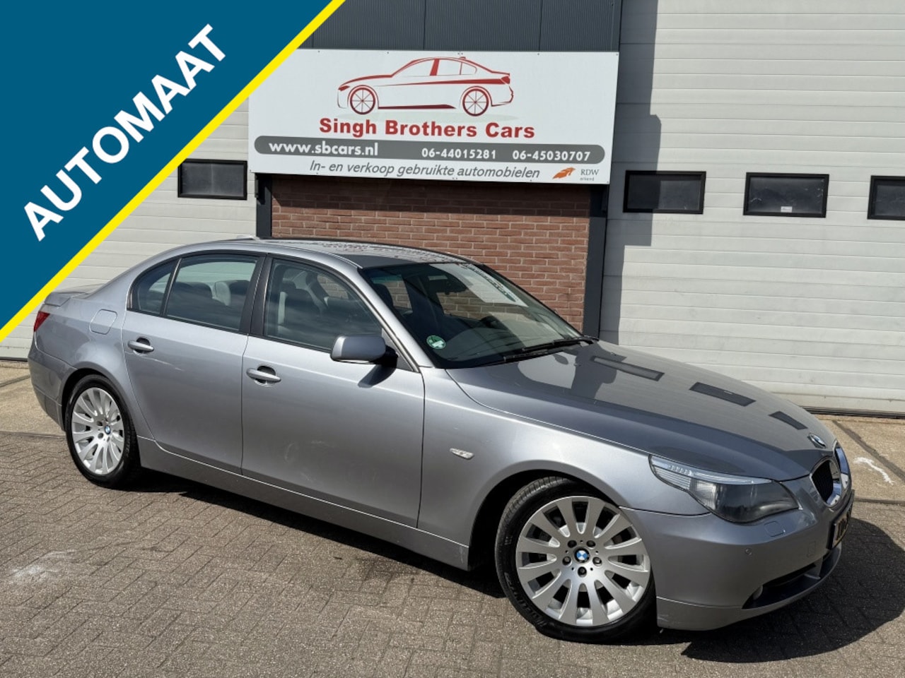 BMW 5-serie - 530i EXE AUT LEER NAVI Y-TIMER INRUIL MOG!!! - AutoWereld.nl