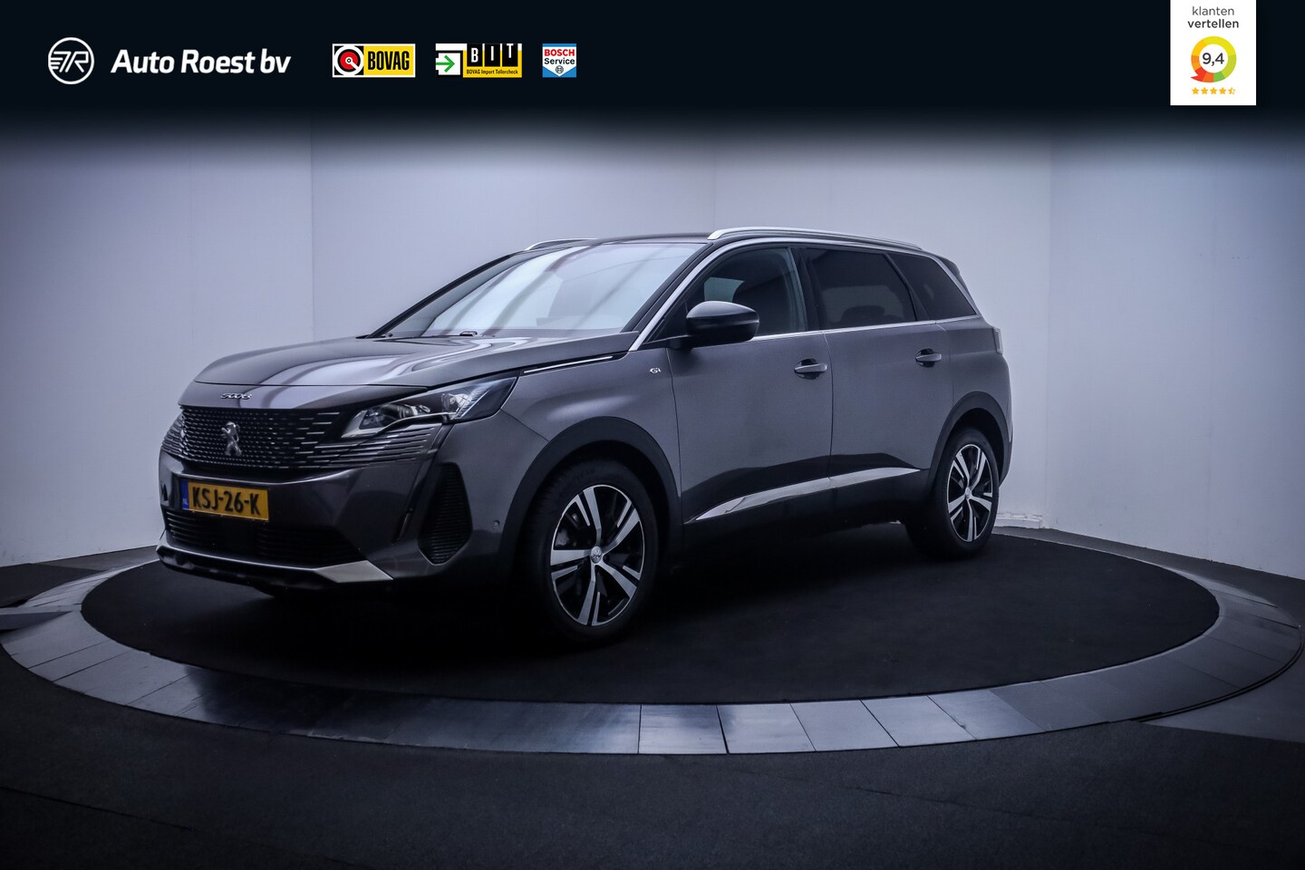 Peugeot 5008 - 1.6T 180pk Aut. 7p GT-Line FULL LED | 360 CAM | CARPLAY | ACC | NAVI | CLIMA | PDC V+A | L - AutoWereld.nl