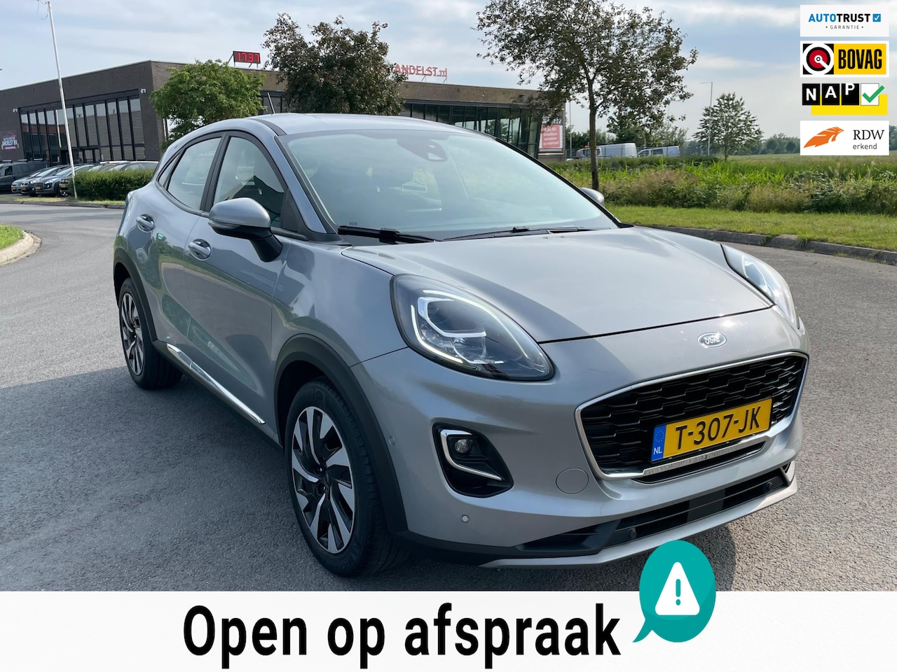 Ford Puma - 1.0 EcoBoost Hybrid Titanium 1.0 EcoBoost Hybrid Titanium, Aut, 1e eig, Geen import, Nap, Mooie km! - AutoWereld.nl