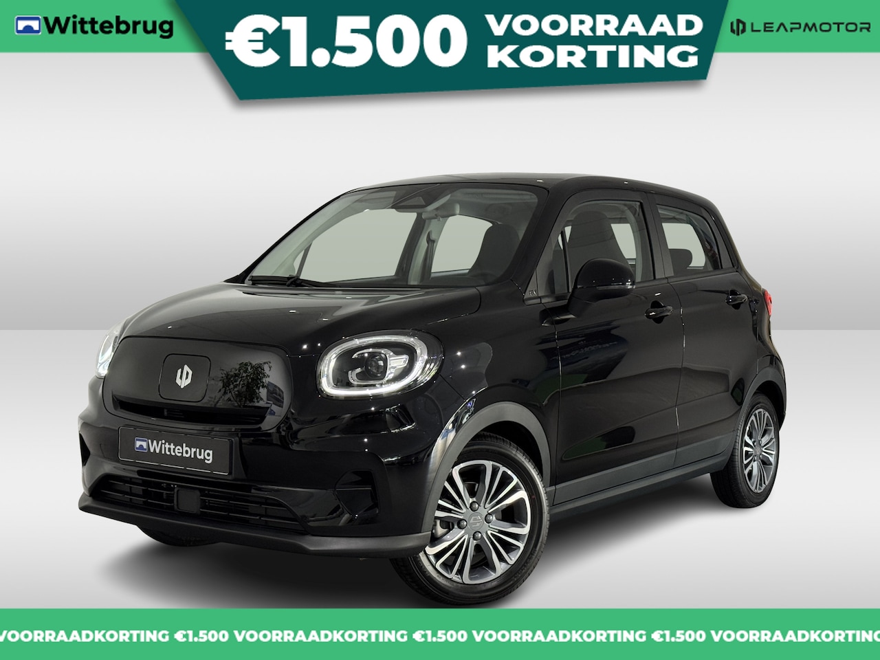Leapmotor T03 - Design 37.3 kWh Volledig Elektrisch met 265 km WLTP Range, Airconditioning, Panoramadak, A - AutoWereld.nl