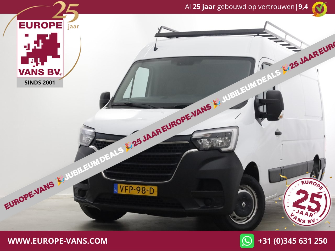 Renault Master - T35 2.3 dCi 150pk Automaat L2H2 Energy Airco/Navi/Imperiaal 03-2020 - AutoWereld.nl