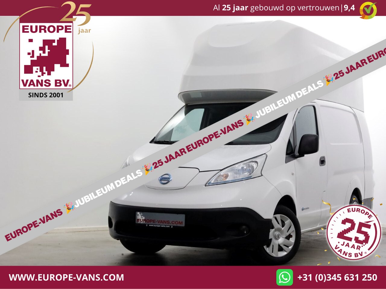 Nissan e-NV200 - L2H2 Optima 40 kWh 100% Elektrisch Snellader WLTP 200km SOH 89% 08-2021 - AutoWereld.nl