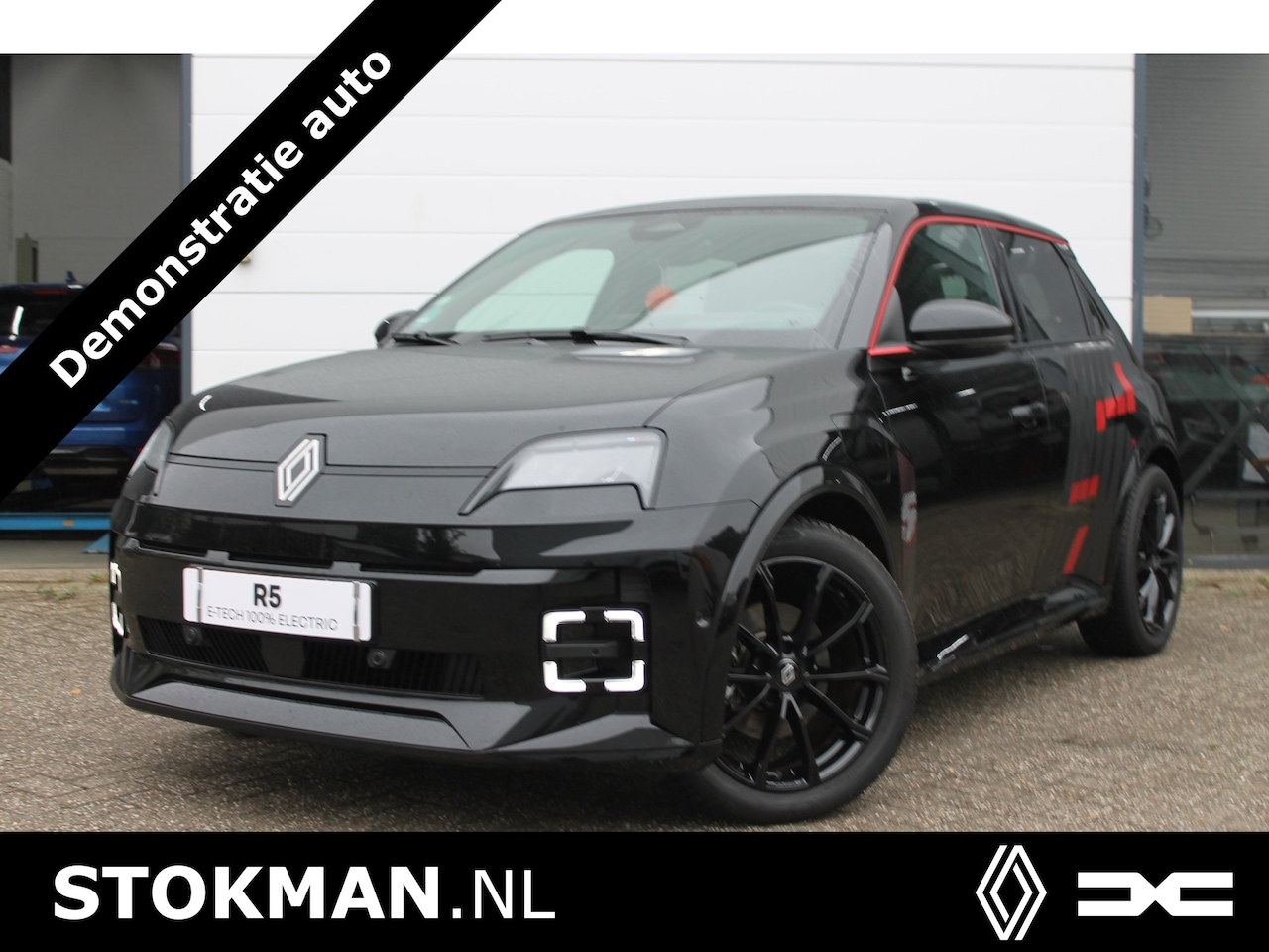 Renault 5 - comfort range Iconic Black Cinq - 52 kWh | Speciale Editie | Lederen bekleding | Harman Ka - AutoWereld.nl